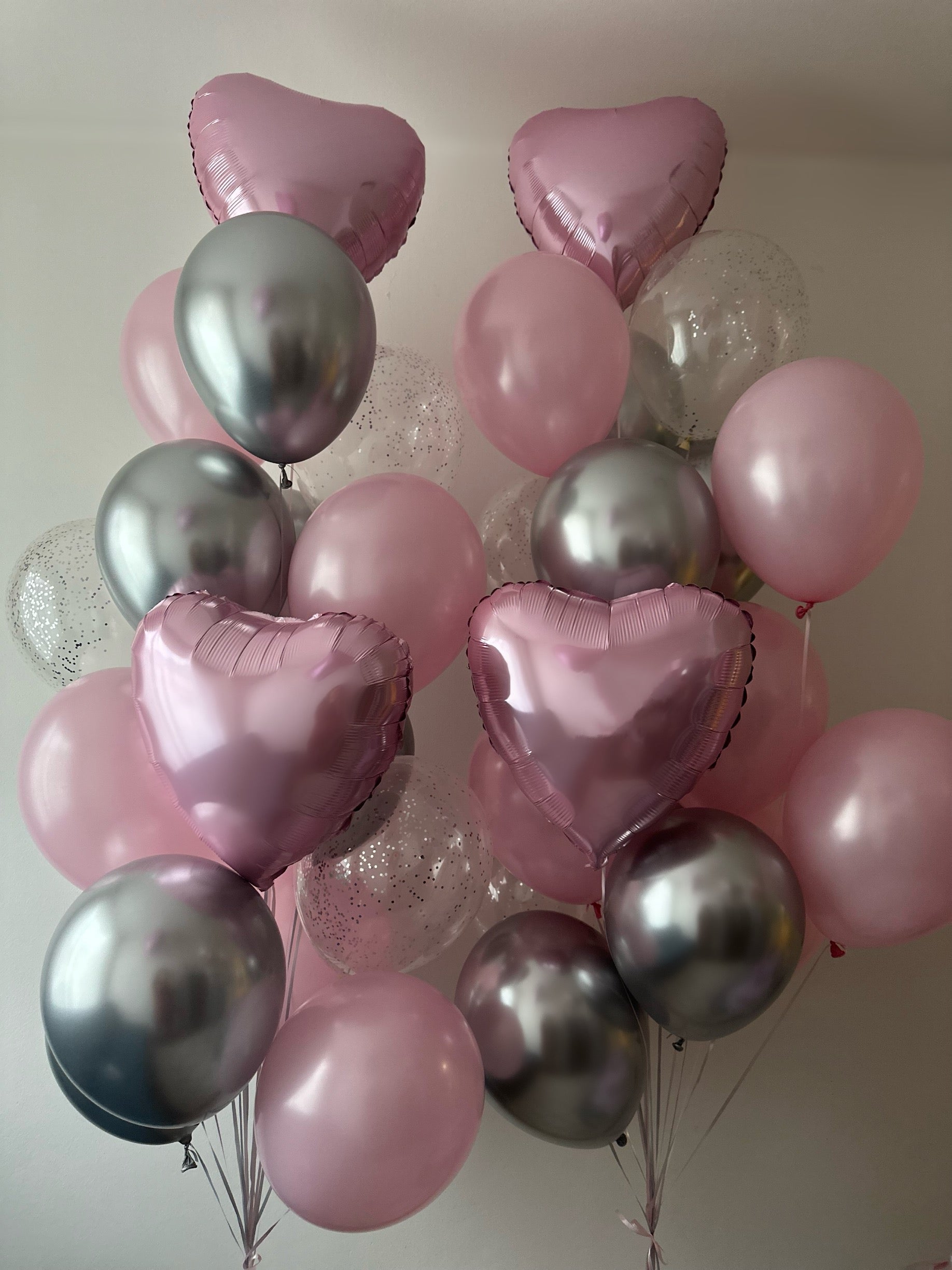 Pink and Silver